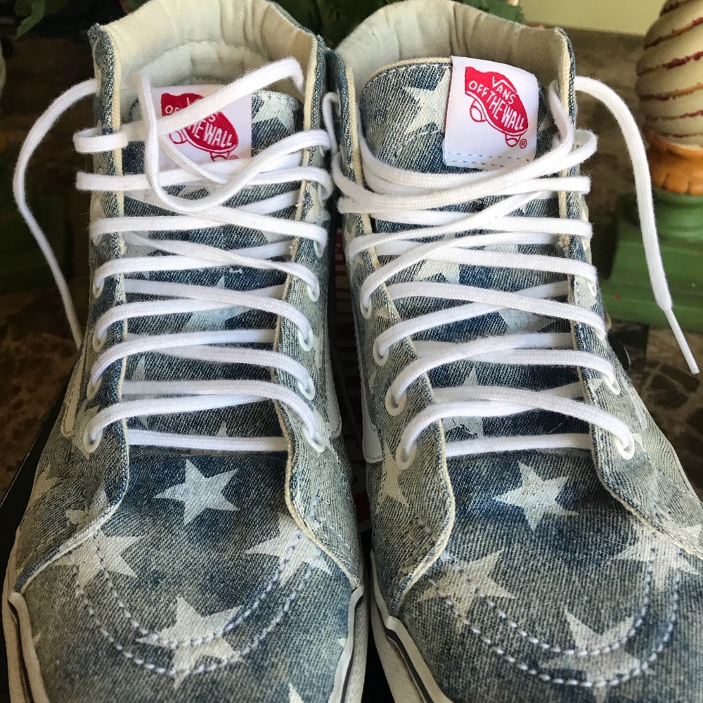 VANS High Tops SUPER CUTE! M 5.5 W 7 🌺 - Picture 6 of 8